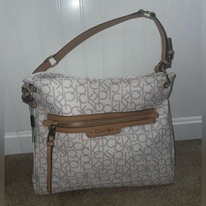 Calvin Klein Mercy Signature Shoulder Bag